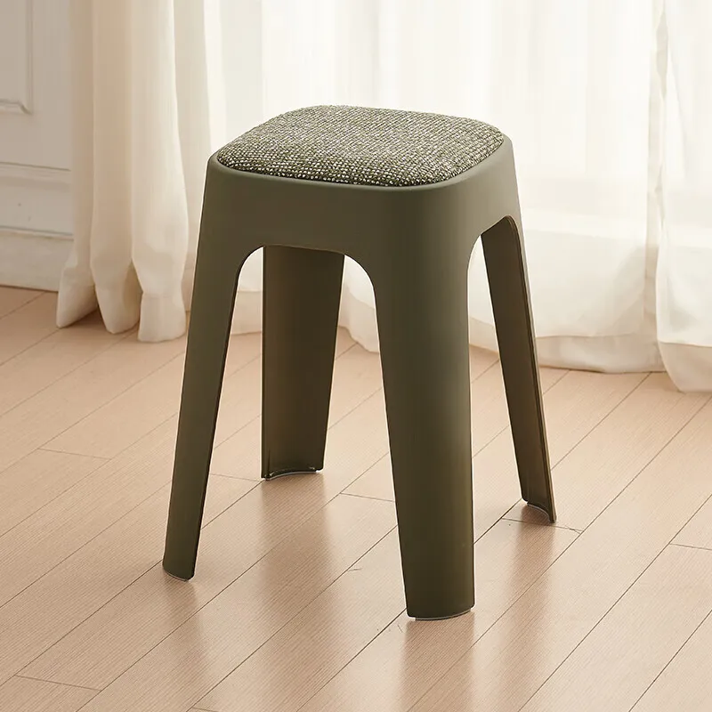 Stool Household Living Room Meal Stackable Dining Room Plastic Portable Hotel Spare Simple Non-slip Plastic