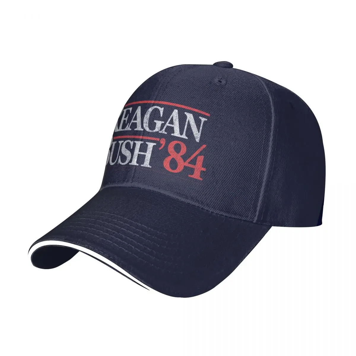 Vintage Reagan Bush 1984 T-Shirt Cap Baseball Cap Hiking hat Hats man Women's