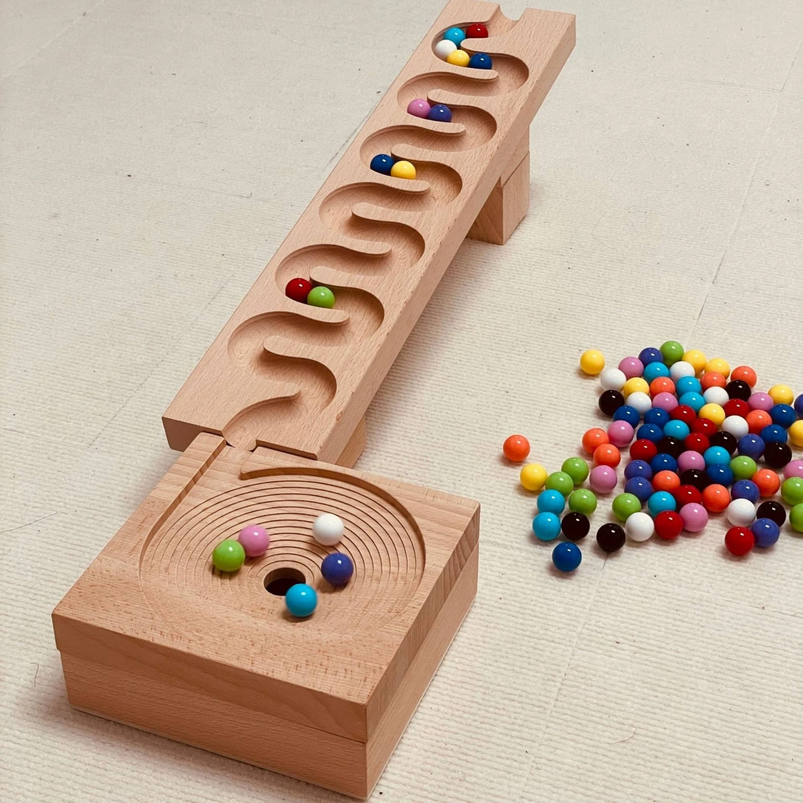 Marble Run with Wooden Blocks - огляд і ціна Marble Run Set