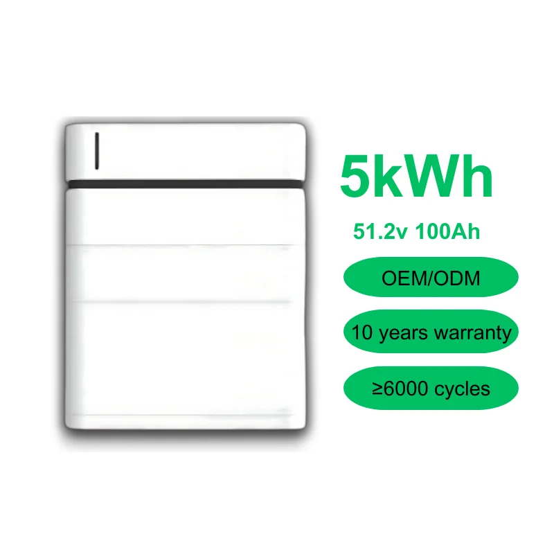 10kWh Low Voltage 51.2V 100Ah LFP4 IP55 Solar East Stackable Pack 10yr 6000 Cycles Solar Energy
