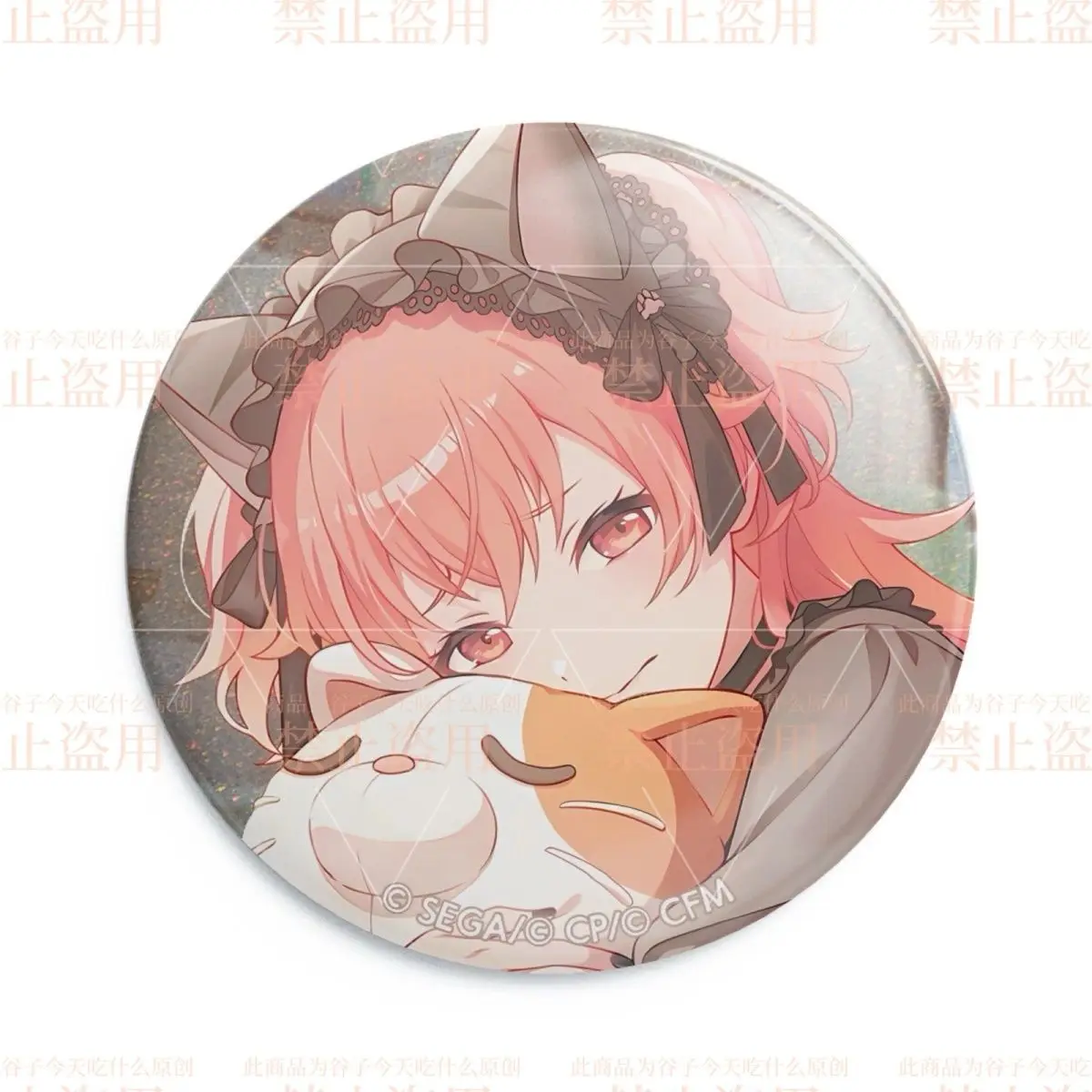 Tenma Tsukasa Akiyama Mizuki Kusanagi Nene Momoi Airi Project Sekai مزدوجة فلاش زر طوق بروش الملابس شارة حقيبة دبابيس