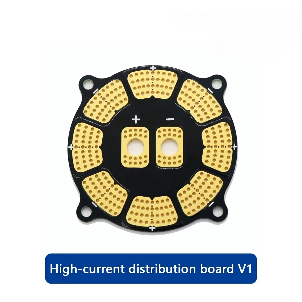 Para EFT alta corriente 200A tablero de distribución de energía cableado PDB 7oz para 8 ESC agricultura protección de plantas Drone máquina antiniebla