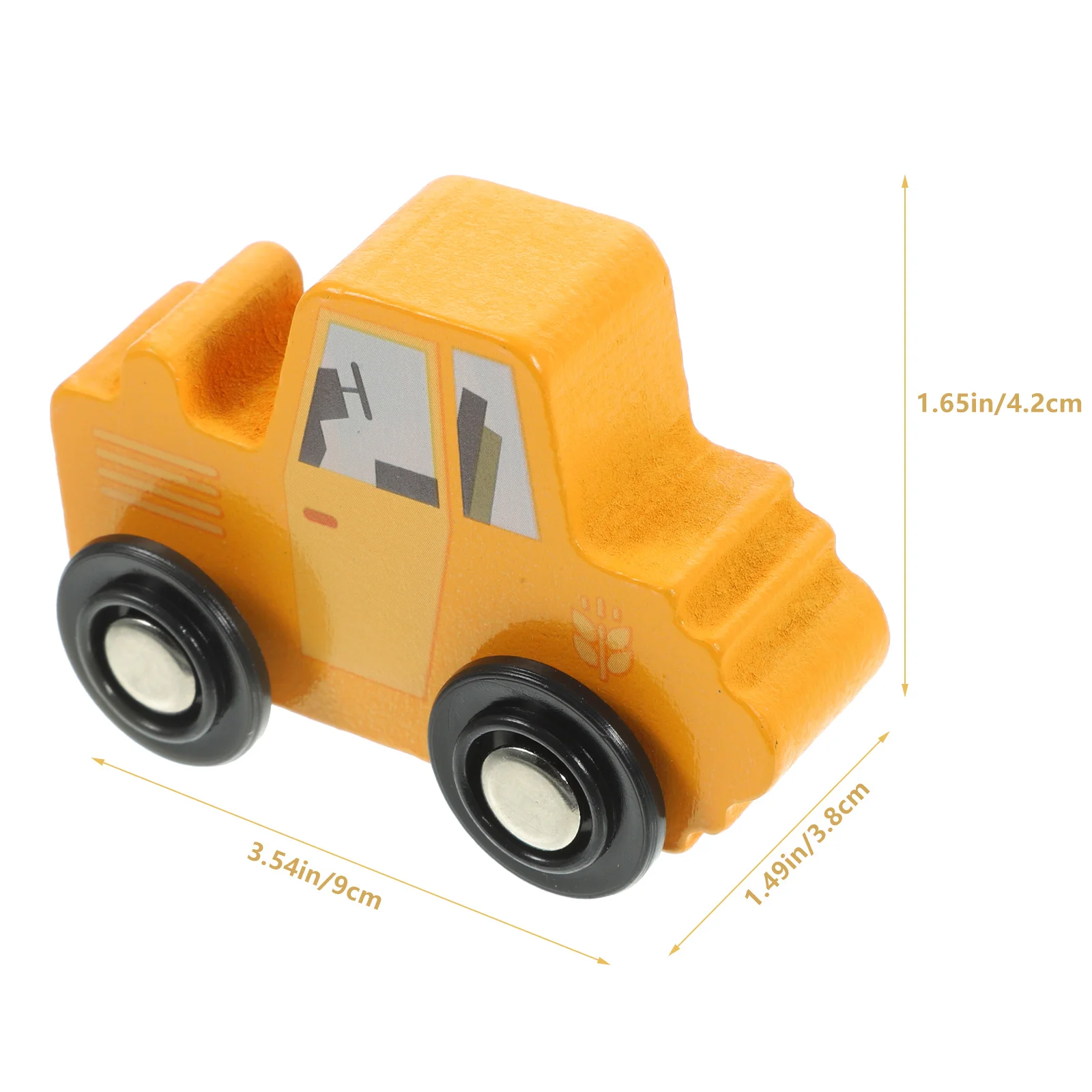 Coche de tren de madera para niños, juguete cognitivo de colores brillantes para educación temprana, juego de madera, tren de juguete, 5 uds.