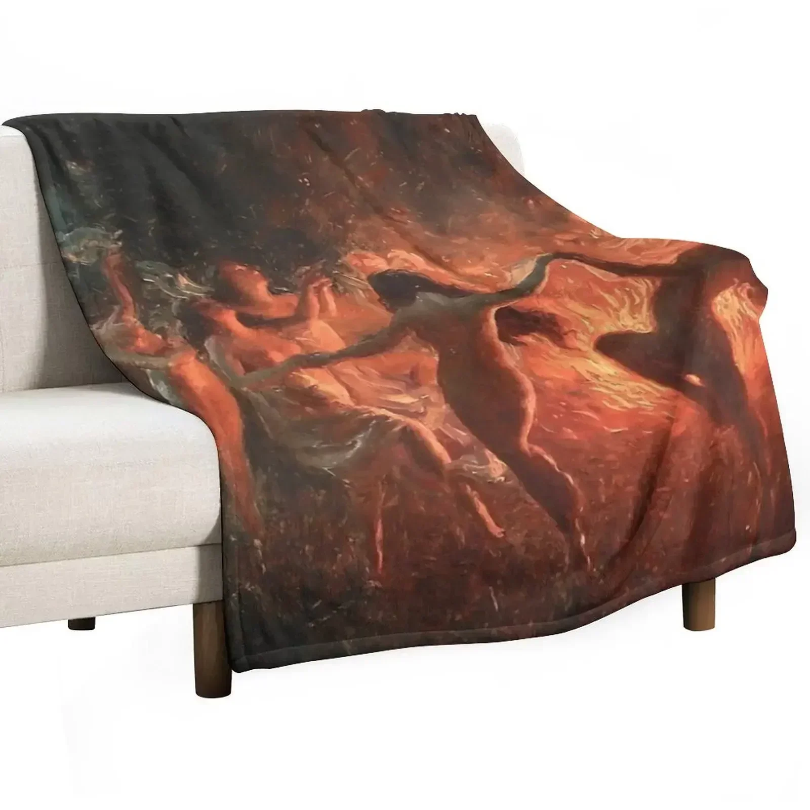Joseph Tomanek Fire Dance Throw Blanket Thin Soft Plaid warm winter Hair Warm Shaggy Blankets