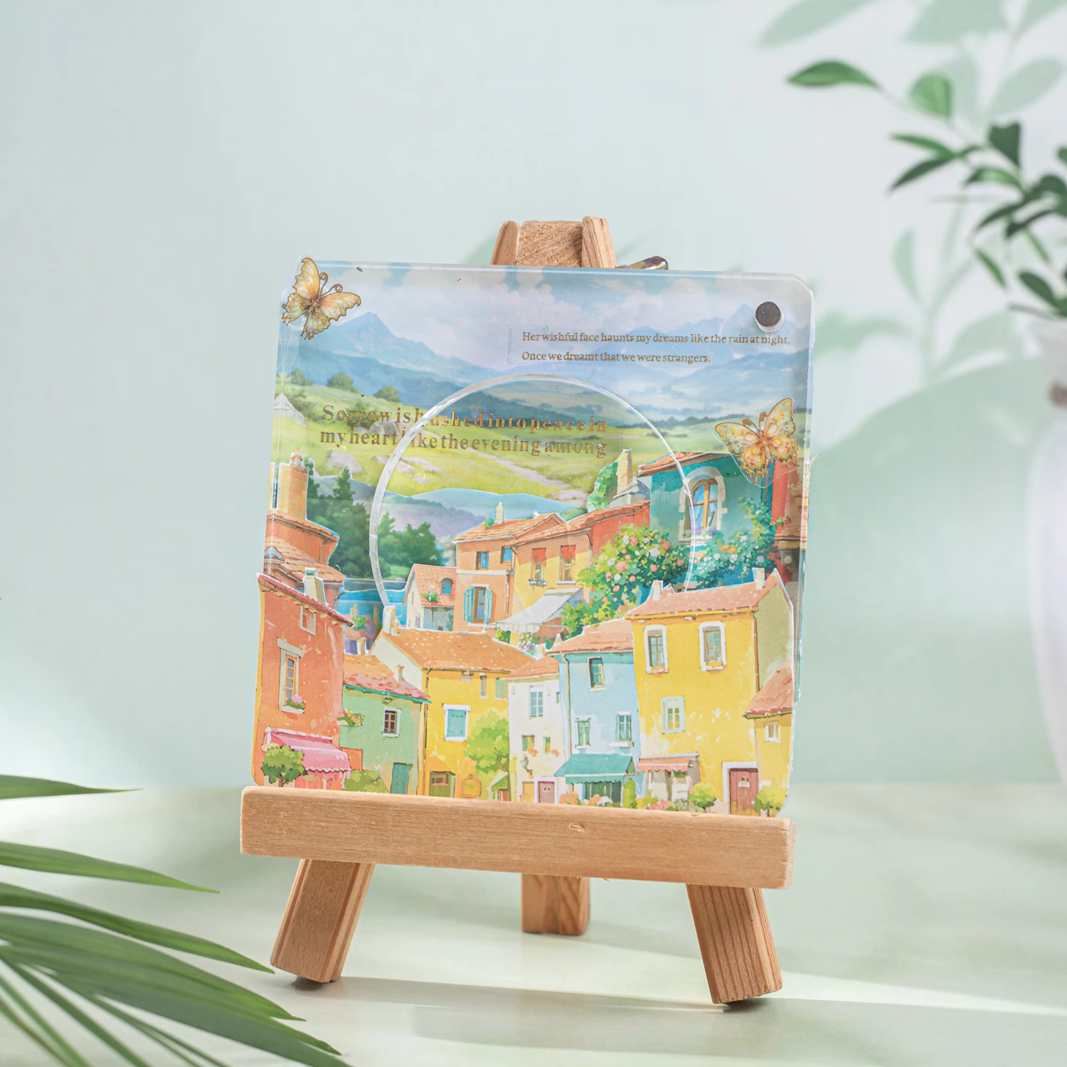 Beautiful Scenery in Memory Series Dreamy Flower Landscape Sticker Book Creative DIY Journal Material Collage Stationery