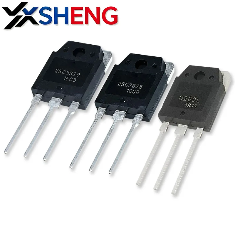 5PCS D209L 2SC2625 2SC3320 TO-3P NPN Type Bipolar Transistor D209 C2625 C3320