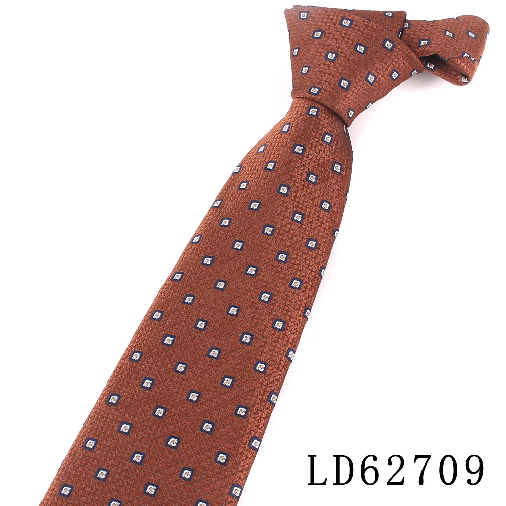 Orange Braune Krawatten für Männer und Frauen, Anzug, gestreifte Krawatte für Party, Business, klassische Paisley-Krawatten, Hochzeit, Krawatte, Bräutigam-Geschenke – Detail 31