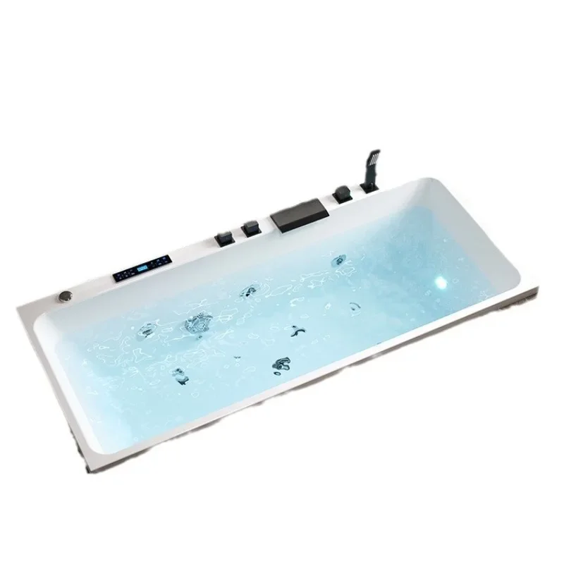 

Bathtub embedded waterfall bathtub