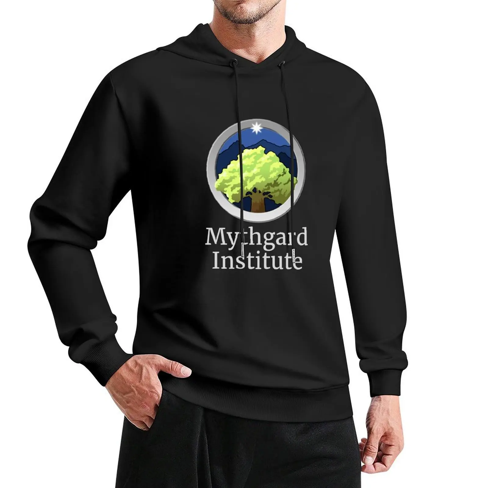 

Mythgard Institute Logo Pullover Hoodie autumn clothes graphic t shirts men clothes for men mens hoodies