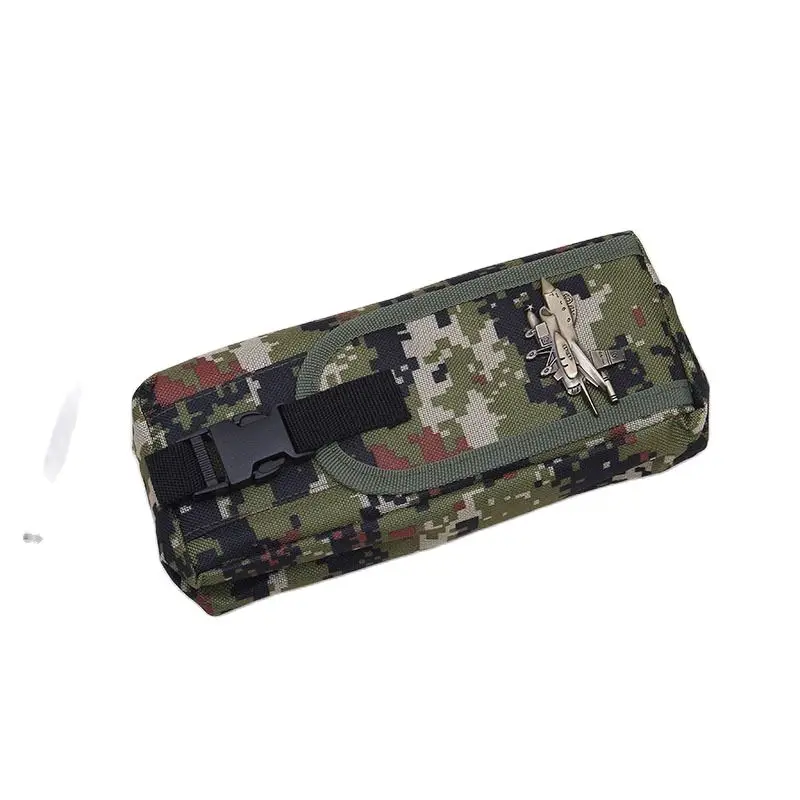 Estuche de lona de camuflaje de gran capacidad para lápices de SUV, bolsas creativas para bolígrafos de coche, juguetes de tanque para niños, regalo de estudio para estudiantes