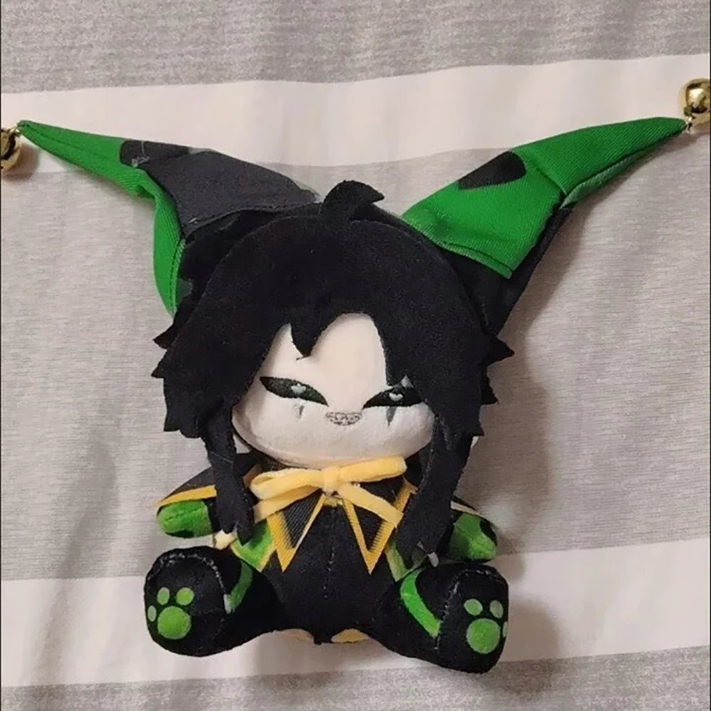 

10cm Freak Circus Harlequin Plush Dolls Pendant Anime Harlequin Bell Plusie Toys XMAS Backpack Birthday Gift
