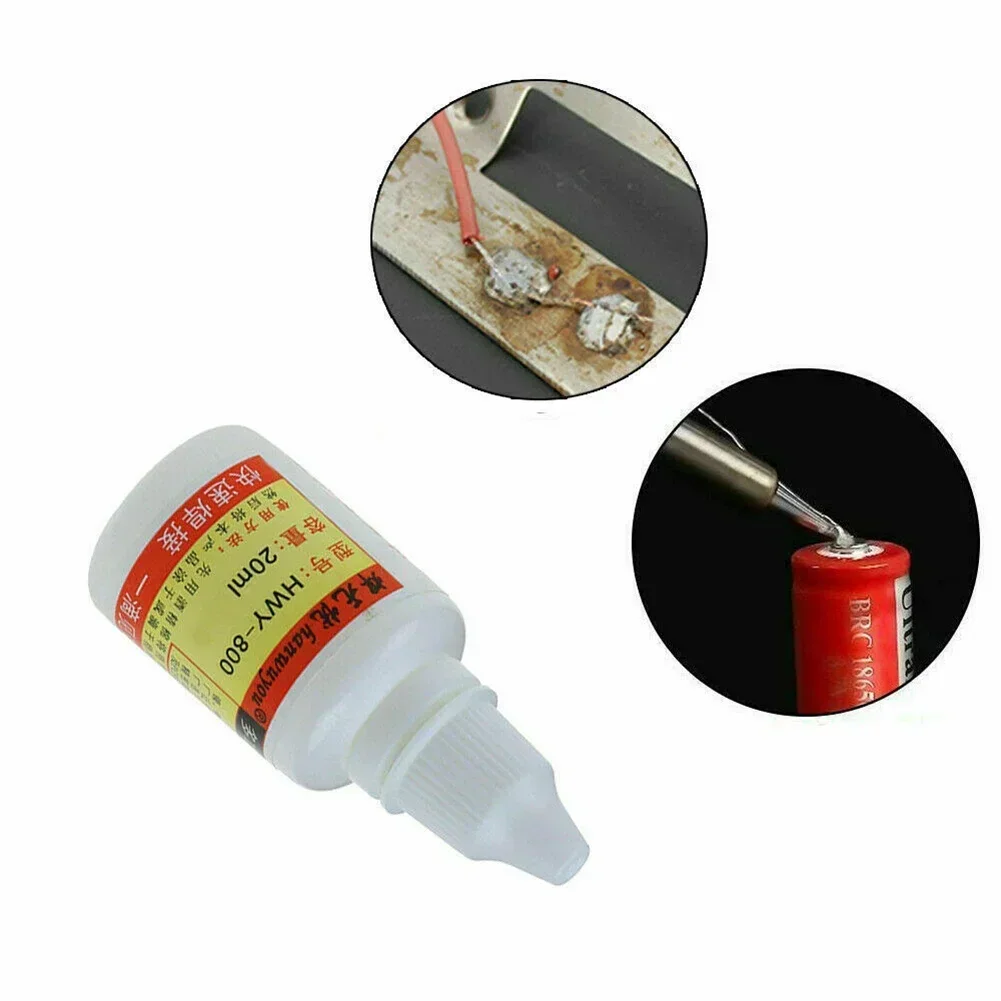 1/3pcs 20ml Stainless Steel Flux Soldering Paste Stainless Steel Liquid Solder Tool Liquid Welding Glue Material Soldering Tools