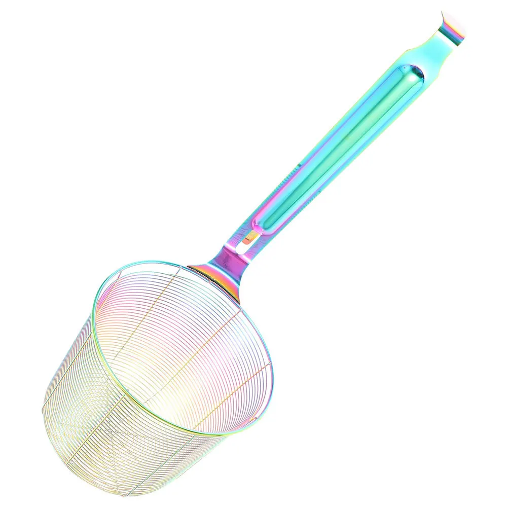 

Spider Strainer Spoon Stainless Steel Mesh Kitchen Pasta Basket Ladle Large Capacity Household Food Colander Noodle