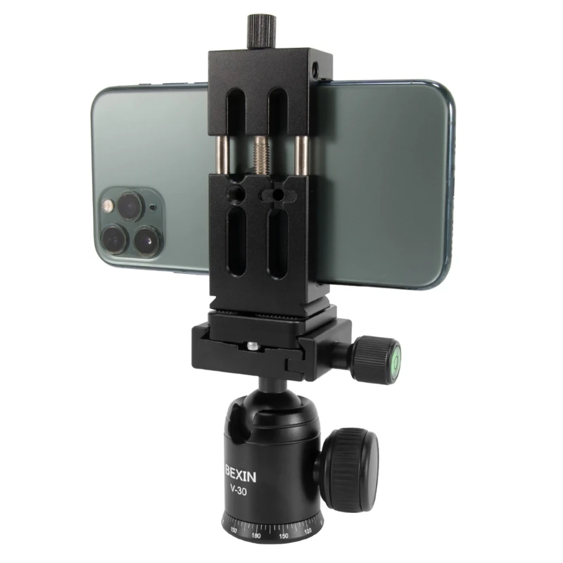 Tripod Phone Mount Holder Head Standard Screw Adapters Adjustable Digital Camera Clamps SelfiesLens Monopods