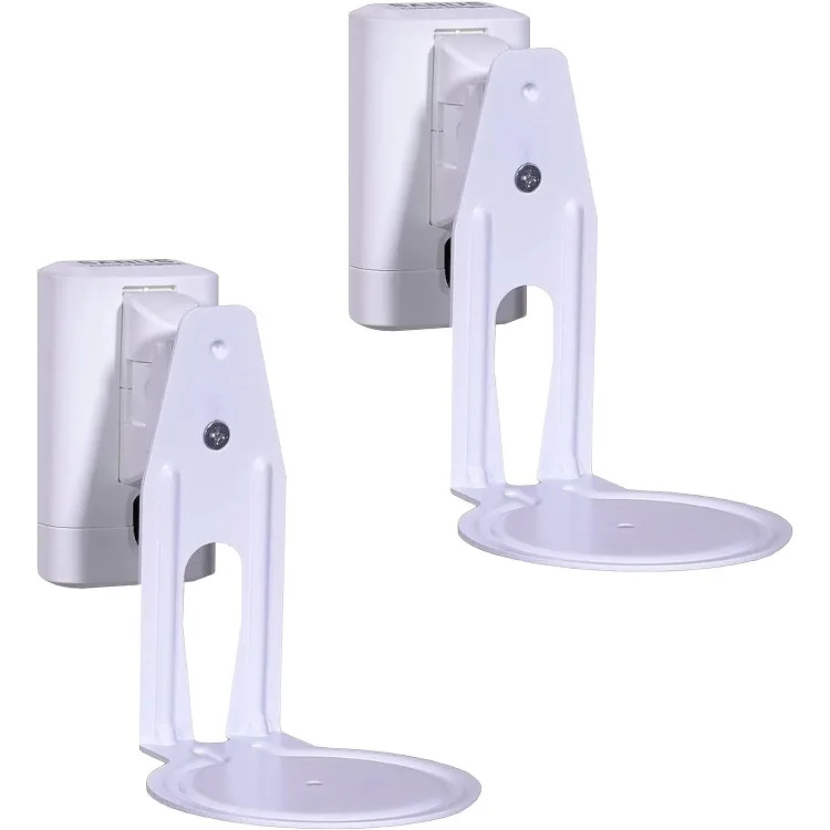 Speaker Wall Mounts for Sonos Era 100™ Pair - Swivel & Tilt Speaker Mount with Easy 15-Minute Install – White, 2-Pack