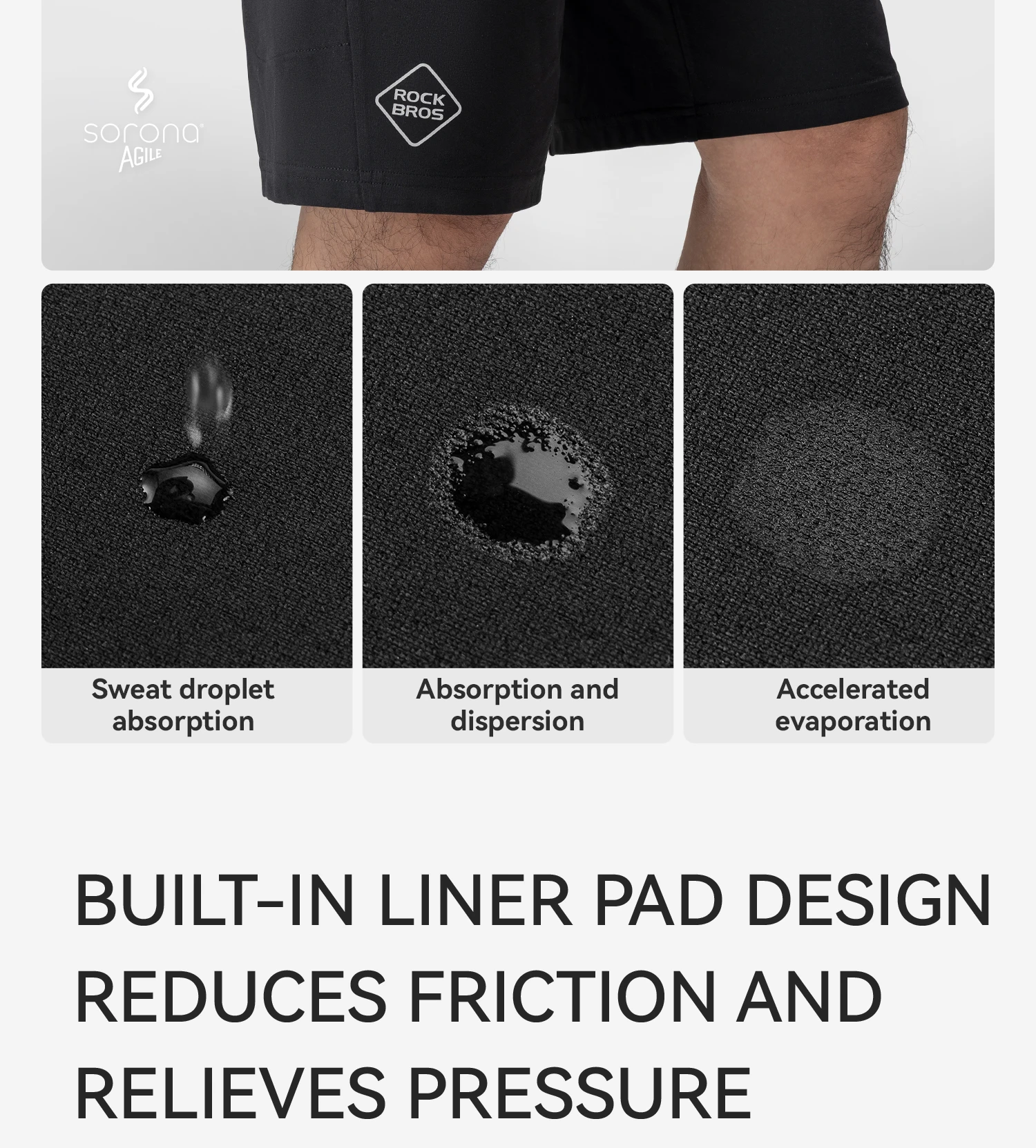 cycling shorts back view