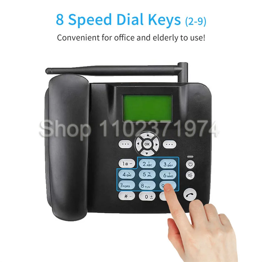 Mobile Wireless Card Insertion 2G Phone GSM Office Home Card Insertion Fixed Line Phone for office / store / bank /school /hotel