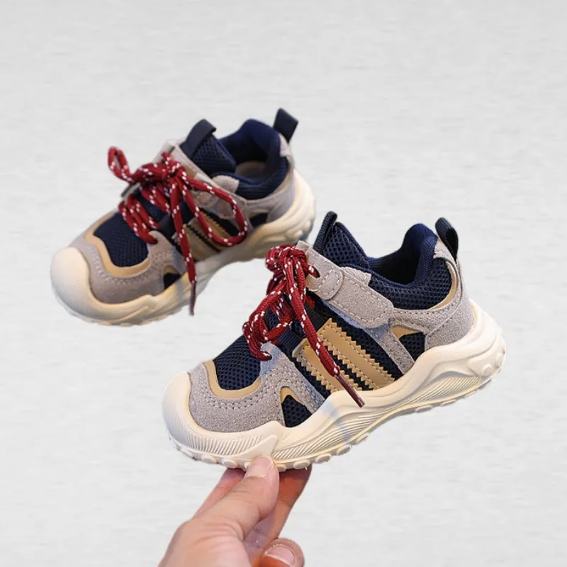 Children's Breathable Sports Shoes Spring Autumn New boys' Hiking Shoes Girls' fashionable Versatile Casual Running Shoes 21-30