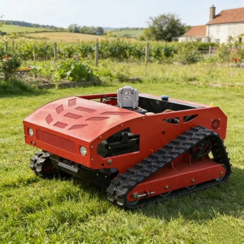 

Customized Mini Crawler Lawn Mower - for Slope Mowing with All-Terrain Performance, Smart Lawn Mower Tracked Grass Cutter