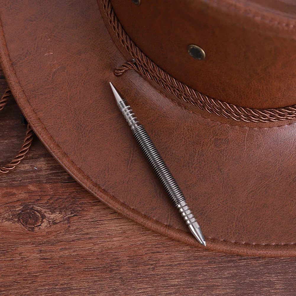 Strumento a molla Set di chiodi senza martello Set di chiodi senza martello manuale Punch Metal Woodwork Drill Bit strumento di rimozione del perno della porta