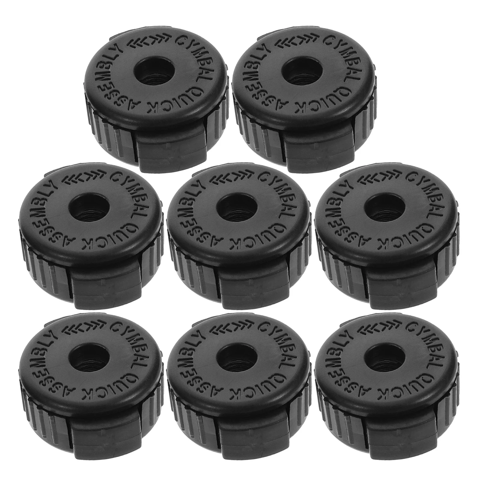

8pcs Quick Release Cap Fast Installation Secure Locking Lightweight Universal Compatibility Cymbal Holder Wing Nut Drum Supplies