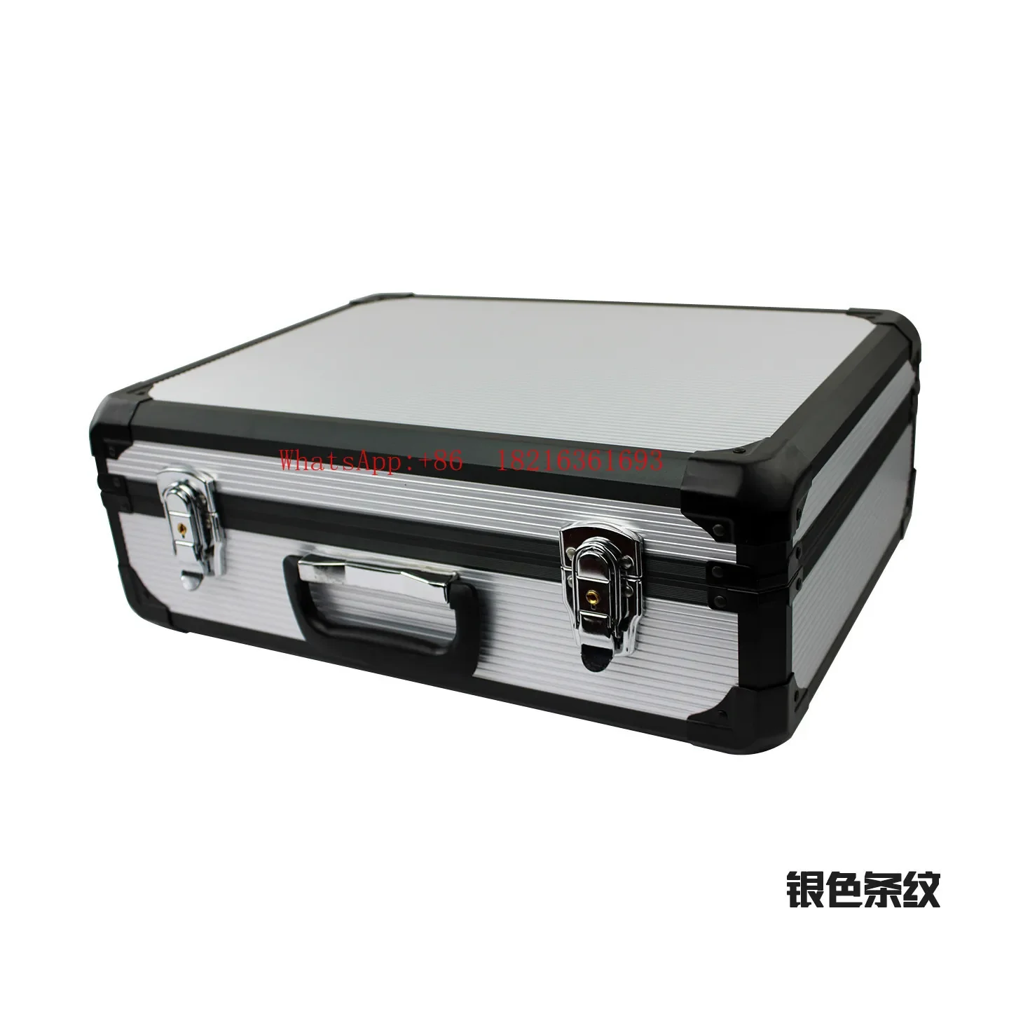 Limited Offer Portable Aluminum Alloy Toolbox Company Sample Box Rectangle Air Storage Box With Lock Equipment