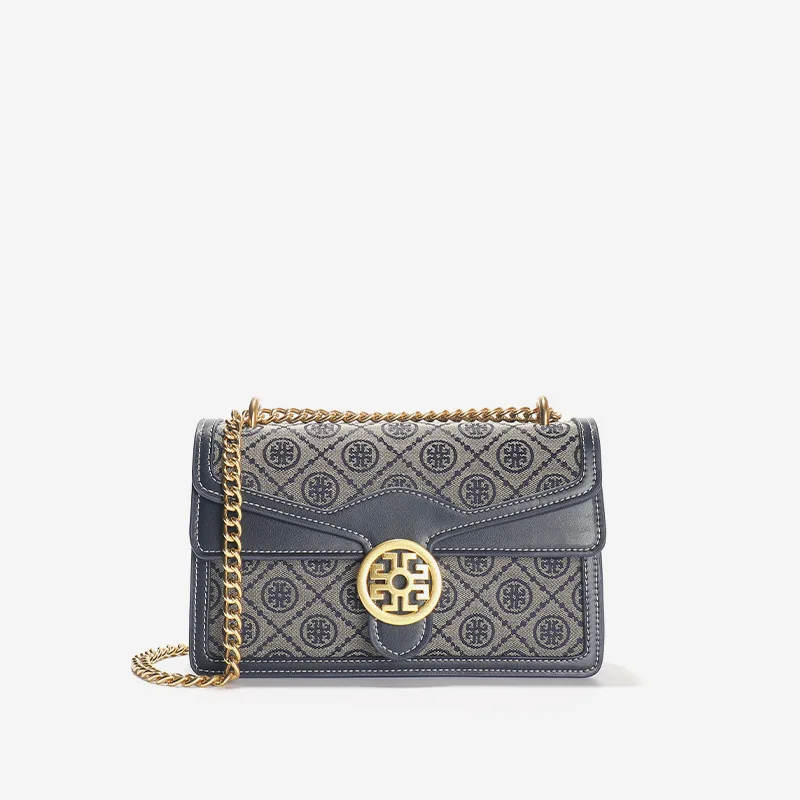 

TB Womens Bag New Bag Chain High-end Crossbody Ladies Fashion British Shoulder Bag Small Square Bag