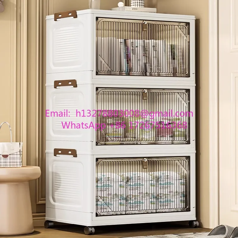 

Drawer type storage cabinet Plastic cabinet Thickened locker Storage living room Household bedside LE