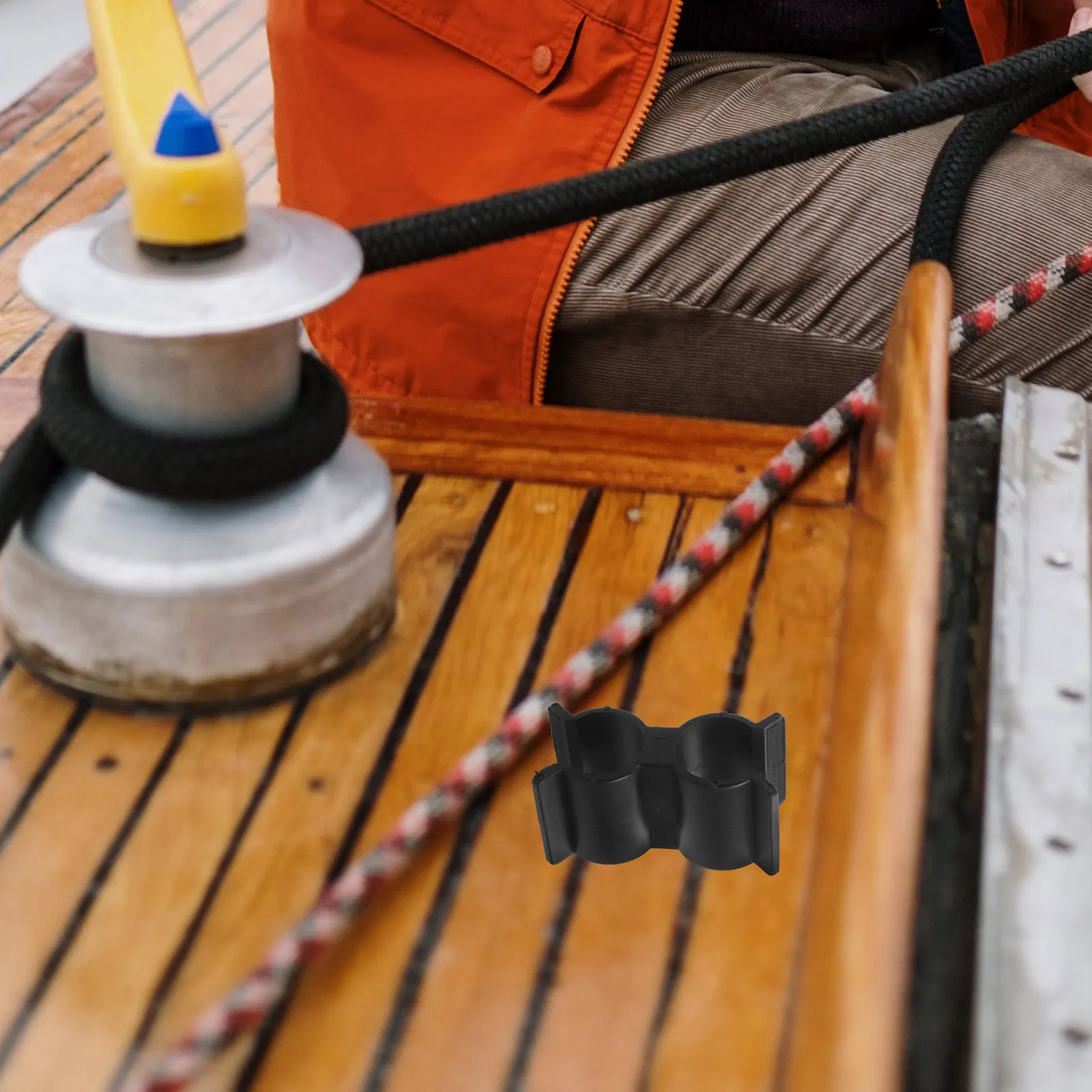 

Lightweight Double Clamp for Yacht Rv Boat Deck Mount Holder Sturdy Tube Clamp Fitting Shelf Link Fastener