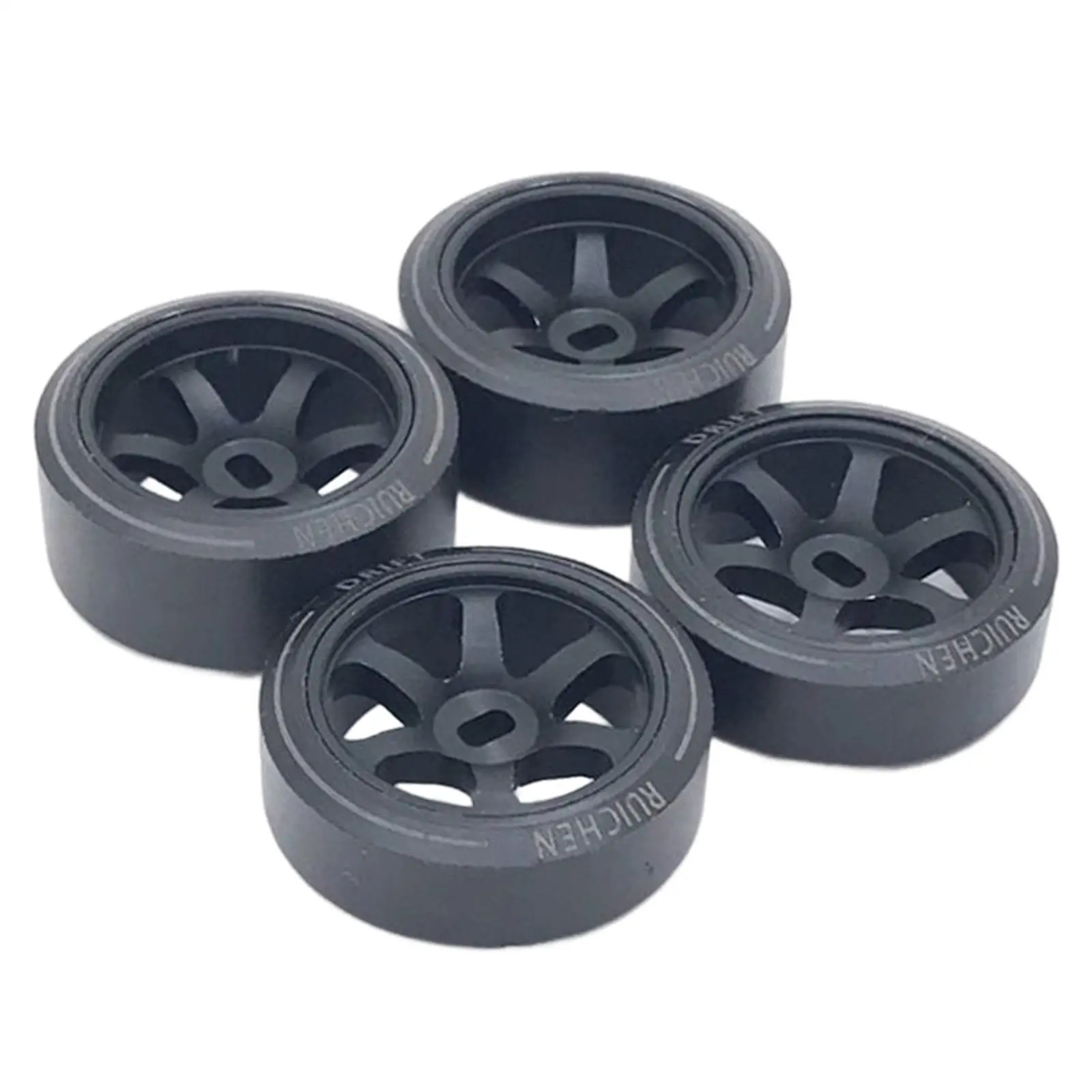 

4Pcs RC Tyre Wheel Rim and Tires for K989 K969 K979 Vehicles Accessories