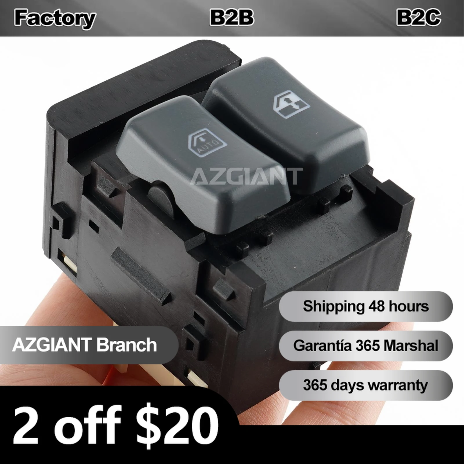 

Front Door for GMC Savana 1500 2500 3500 Chevrolet Express 1500 2500 3500 Window Master Switch Control Button 1996-2000