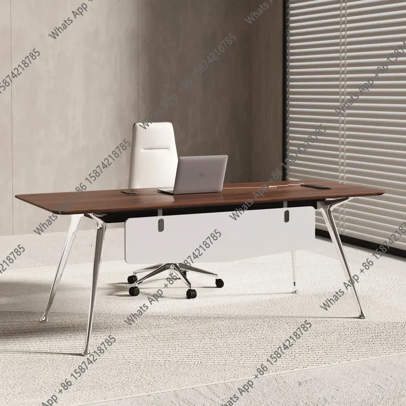 

Стол руководителя: Простой, современный, легкий люкс, дизайнерский, новый, минималистичный, для женщин, для одного человека, модель X