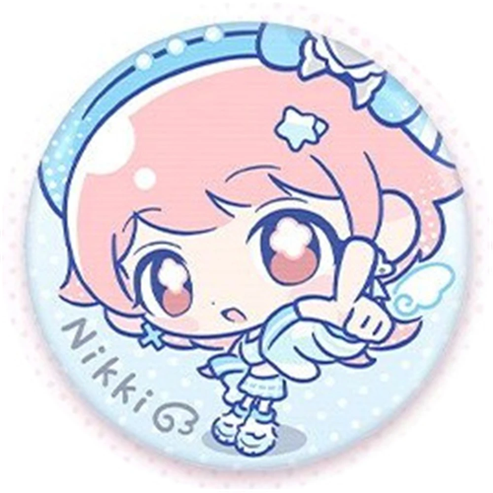 58mm Game ‌Infinity Nikki‌ Momo‌ Cosplay COSTUME Badge Pin SPTE Tinplate Brooch﻿ Prop Gift