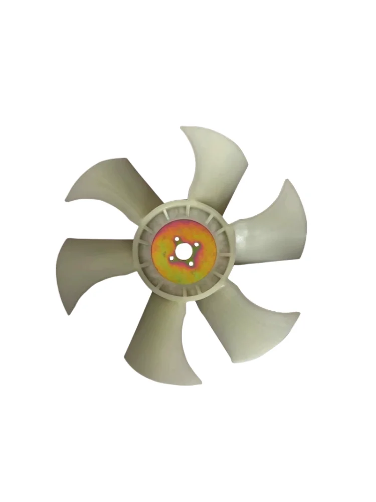 Picture 4: Wick Northen EZ17 Fan Blades High Temperature Resistant Yangma Engine Water Tank Cooling Fan Blades 6-piece Excavator Accessorie