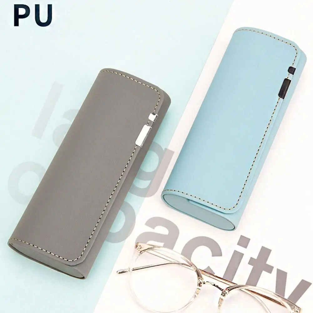 Containers Glasses Storage Box Magnetic Clasp PU Leather Eyewear Bag Sunglasses Case Eyeglass Box Glasses Box Spectacle Case