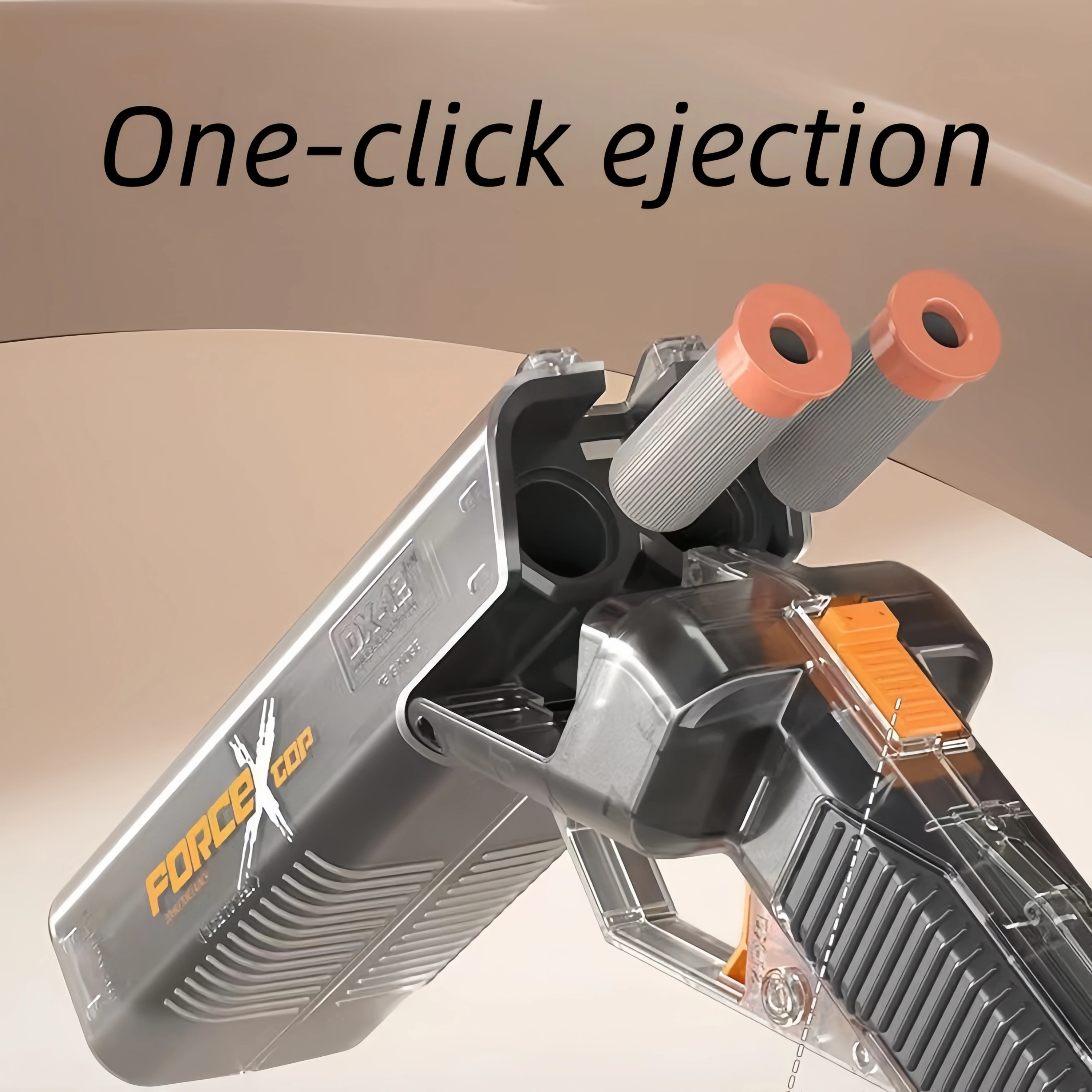 Nuevo regalo de chico caliente Navidad interacción entre padres e hijos esponja juguete elástico suave pistola plegable Lehui doble tubo Eva chico pistola de juguete