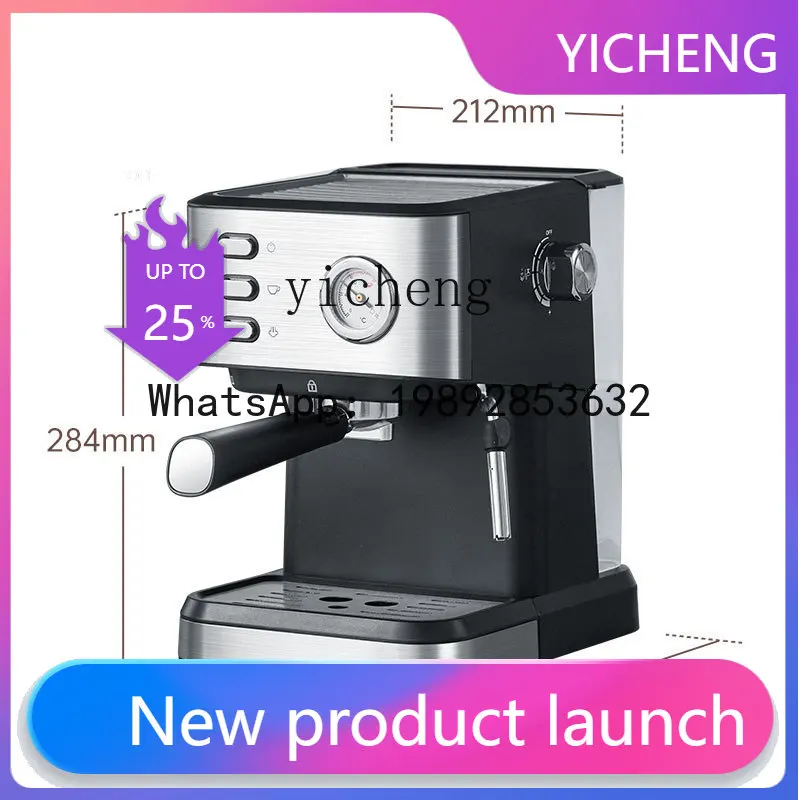 

KFJ Coffee Machine Concentrated and Freshly Ground Household Semi-Or Full-Automatic Steam Frothed Milk Office