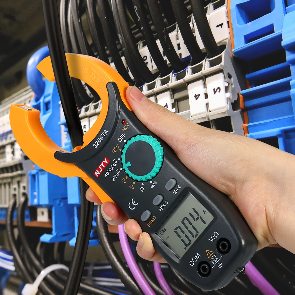 Digital Multimeter Clamp Meter 2000 zählt Auto Range AC/DC Strom Spannungs widerstand Kontinuität Diode Messung NCV-Tester