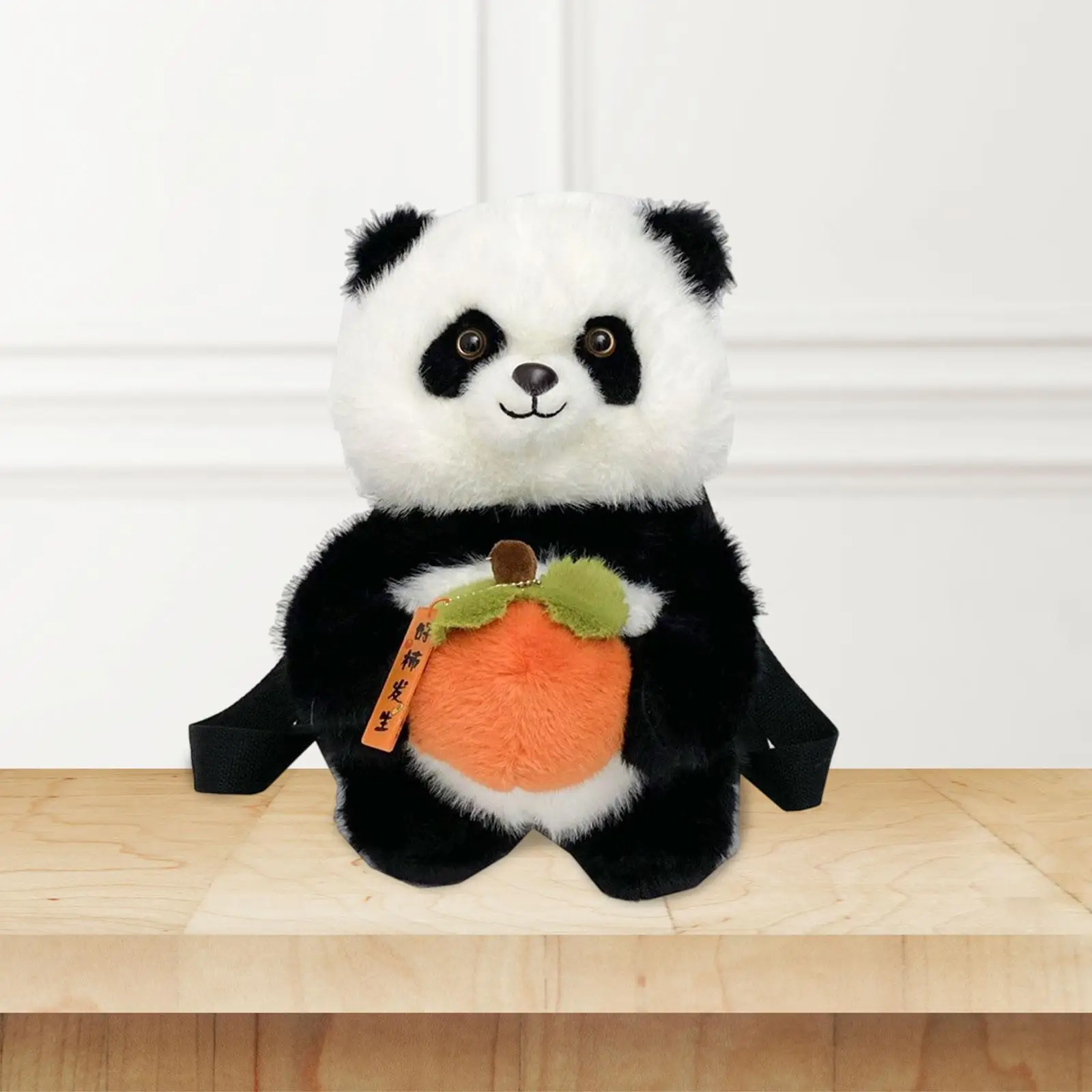 Pluche Panda Rugzak Schattige Cartoon Casual Afneembare Verstelbare Bandjes Schouder