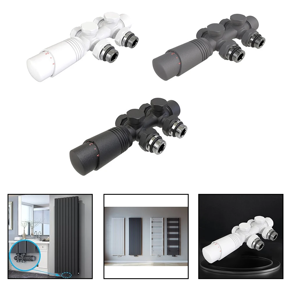 Brass Heating Kit Heating Accessories Radiator Installation Integrated Valve Design For Heating Energy Efficiency