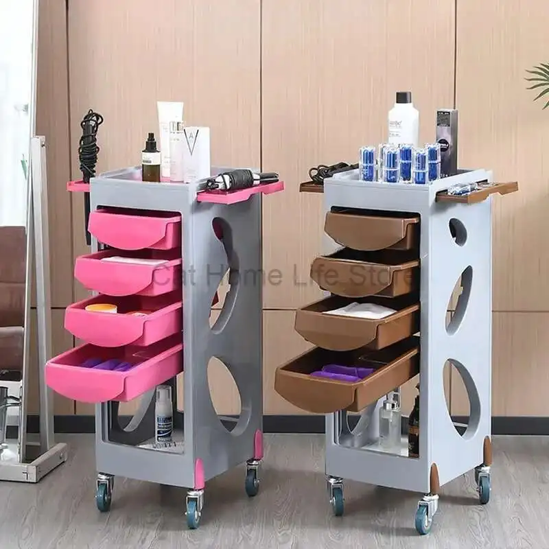 

Italian Style Originality Trolley Simplicity Multifunctional Modern Trolley Luxury Storable Furniture Spingere Un Carrello HBSC