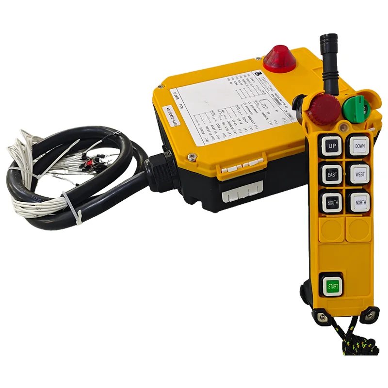 High Quality F24-6D Industrial Remote Control Factory Manufactured 315 MHz 6-Button Double Speed Custom Remote For Industrial