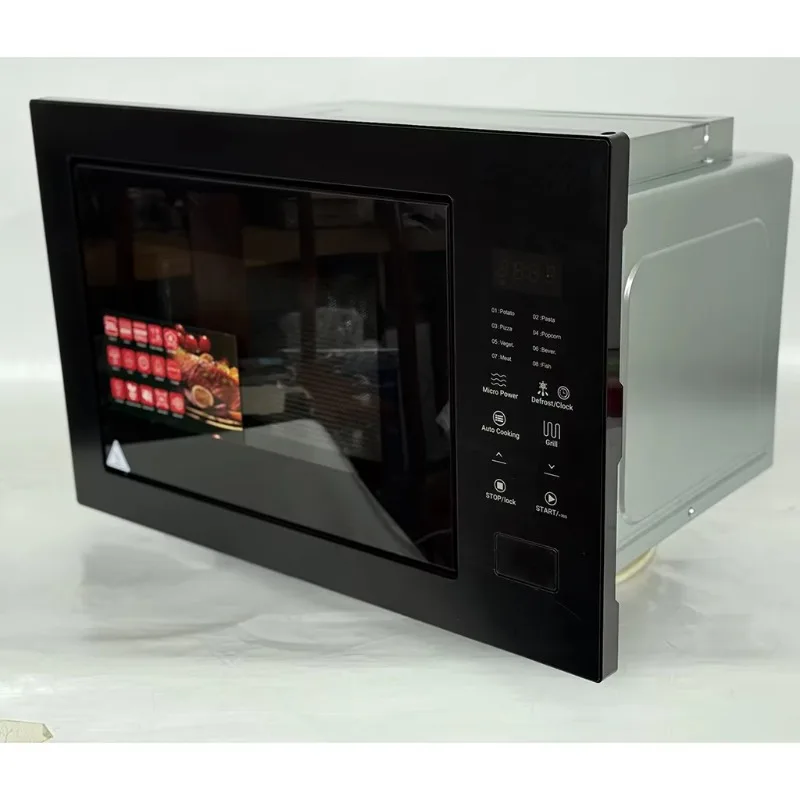 Airo 25L Multifunction Touch Glass Microwave Oven In-Built Installation for Kitchen Households Hotels RV 220V Electric True