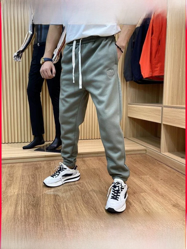 

Thiened Lamb Velvet Pants Men's Autumn Winter Warm Self-Heating Fce Lined Casual Trousers Youth Loose Fit Long ...