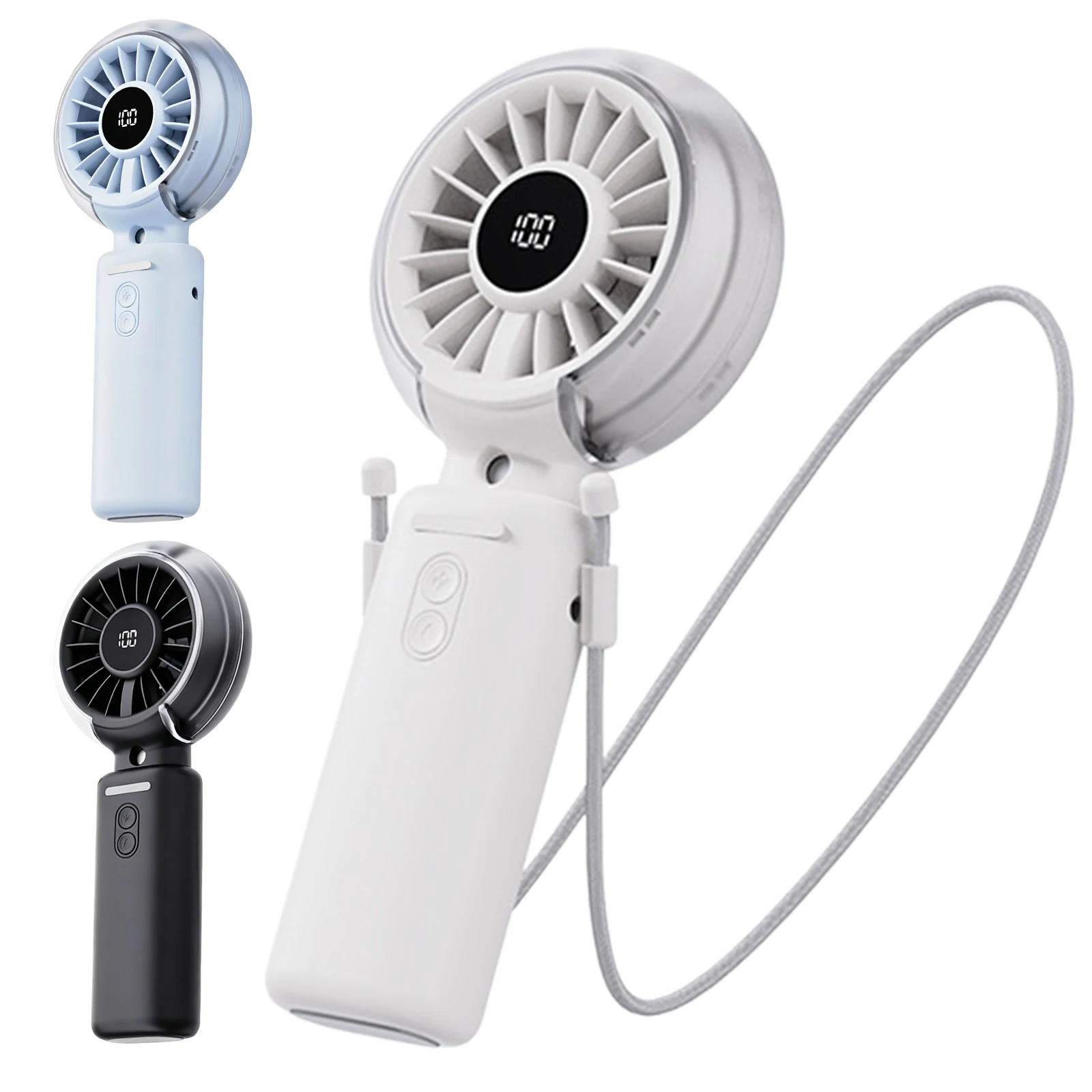 Powerful Cooling Misting Fan with Mist & 30ml Water Tank Spray Water Misting Fans for Beach Travel Concerts Makeup