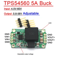 TPS54560 5A DC-DC Buck Converter 4.5V-60V TO 3.3V 5V 8.4V 9V 12V 15V 19V 24V 36V 48V Step-down Voltage Regulator Power Module