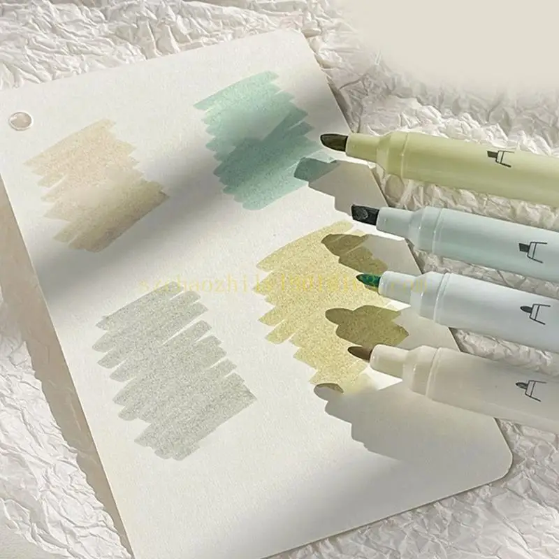 62ka 4 шт. Живопись с двойным головным маркером.