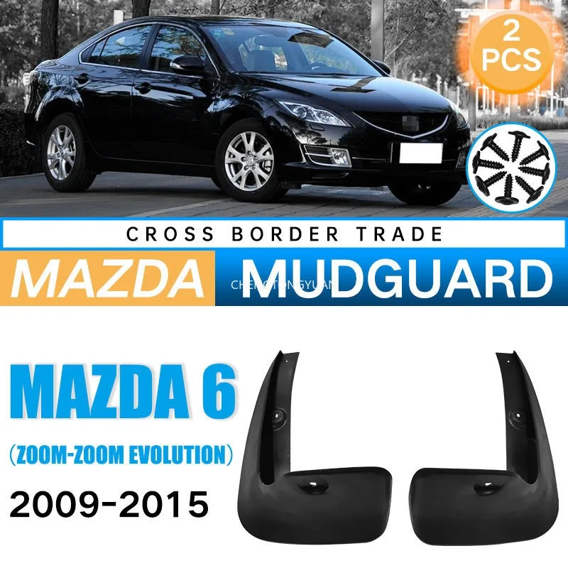 2Pc Front L/R Car Mud Flaps For Mazda 6 2009-2013 GH Series Mudflaps Splash Guards Mud Flap Mudguards Fender 2010 2011 2012