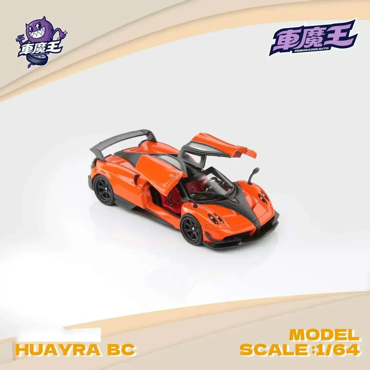 

PreSale Demon King Auto 1:64 Huyara BC Opened Door Diecast Diorama Car Model Collection Toys