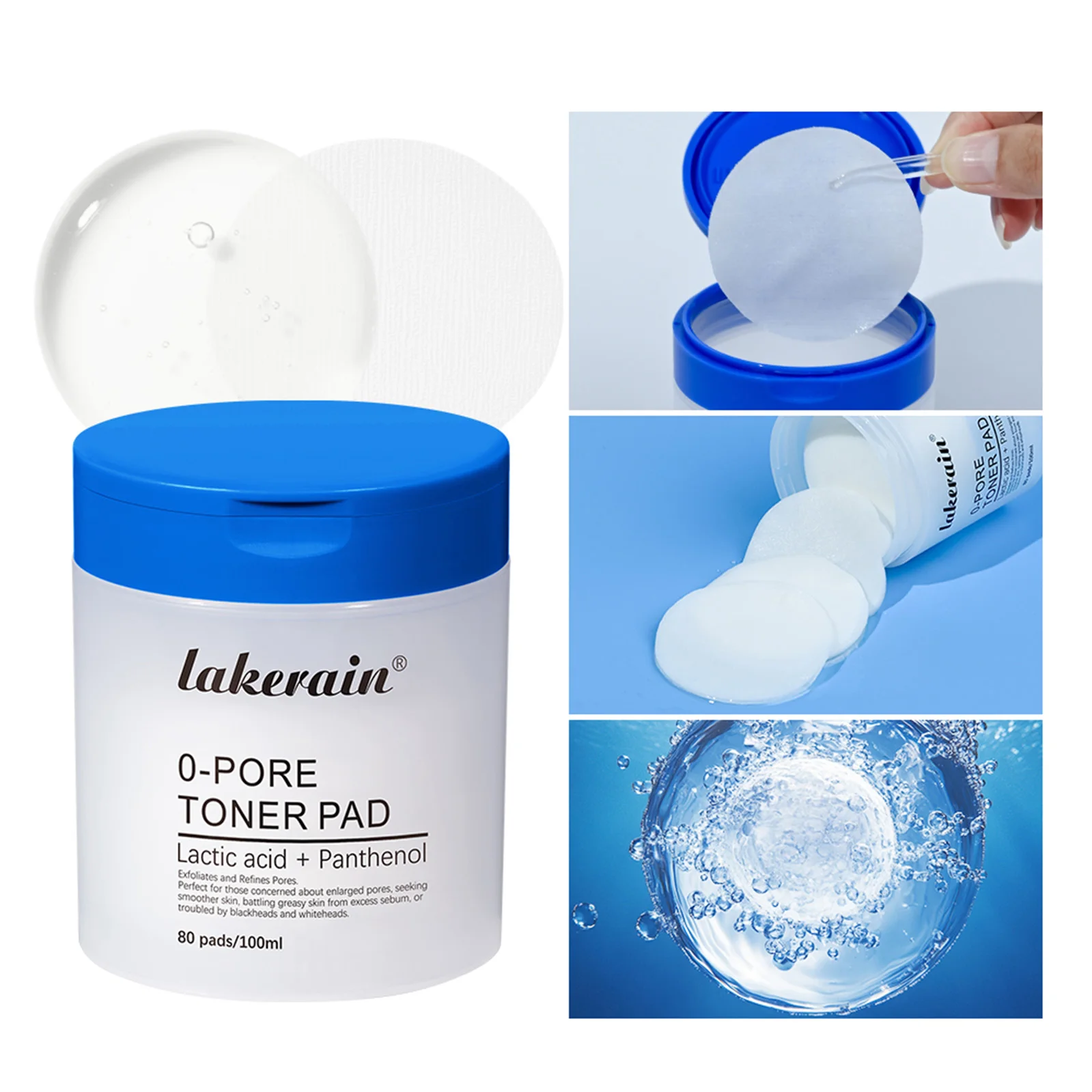 

Zero Pore Pad Toner Pad Salicylic Acid Dual-Textured Facial Toner Pads For Exfoliation And Pore Korean Skin Care Products